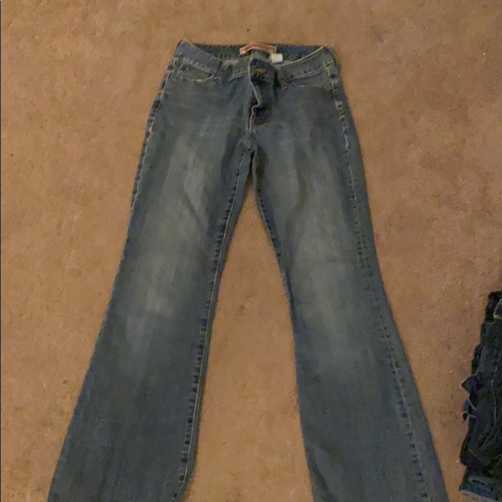 Lighter wash jeans